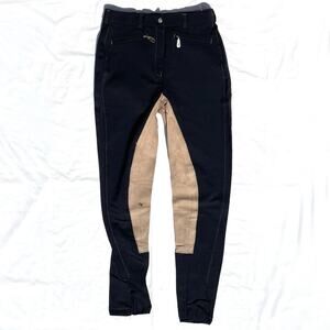 Catago Sport Horse Riding Breeches Womens Gr 80 US 28 Black Pants
